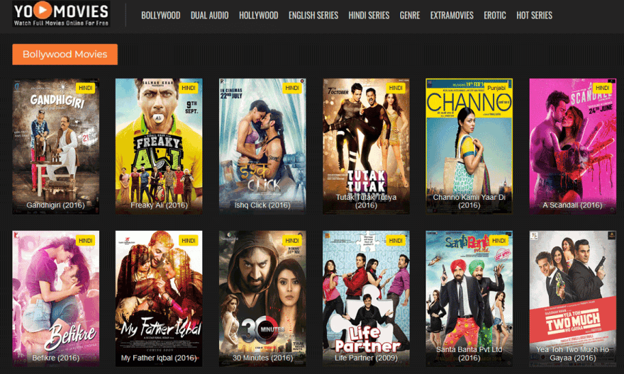 YoMovies 2021: Watch HD Bollywood Movies & TV series For Free