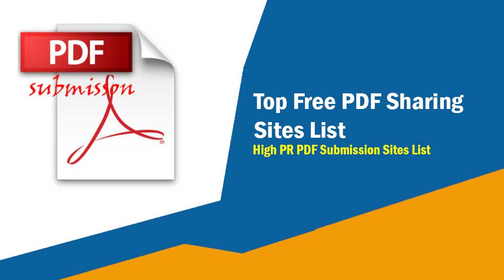 Dofollow Free PDF Submission Sites